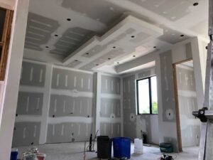 Basement Drywall installation in Edmonton